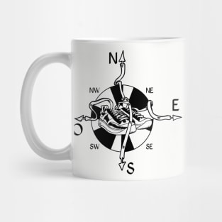 Running and compass in laces Mug